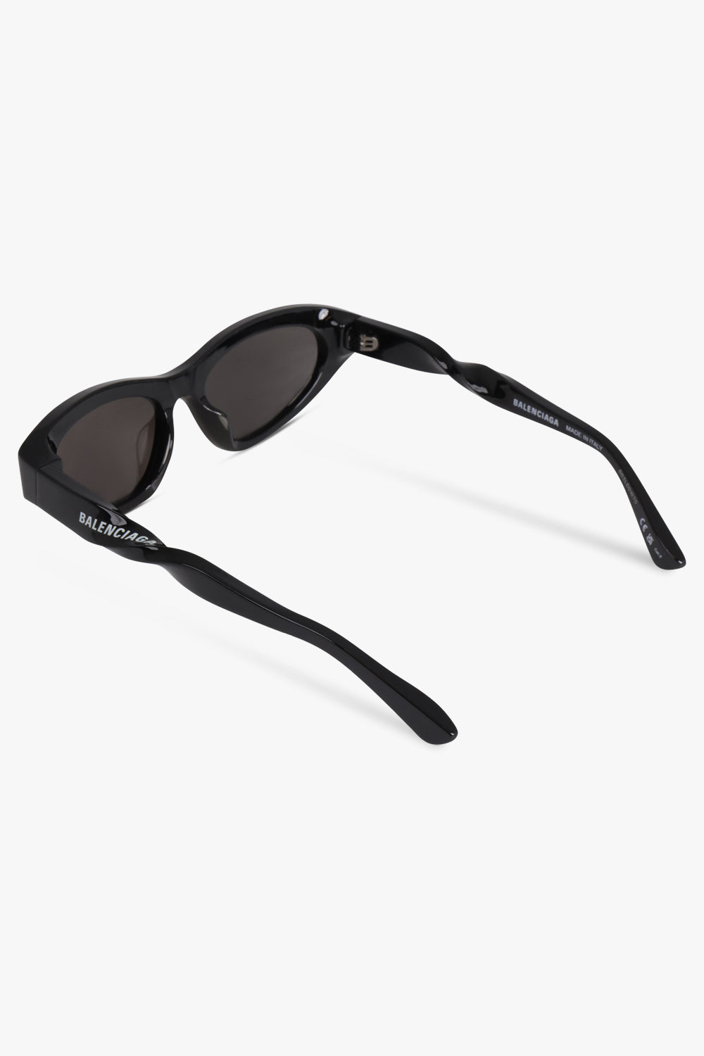 BALENCIAGA ACCESSORIES BLACK / BLACK Twist Arm Sunglasses | Black