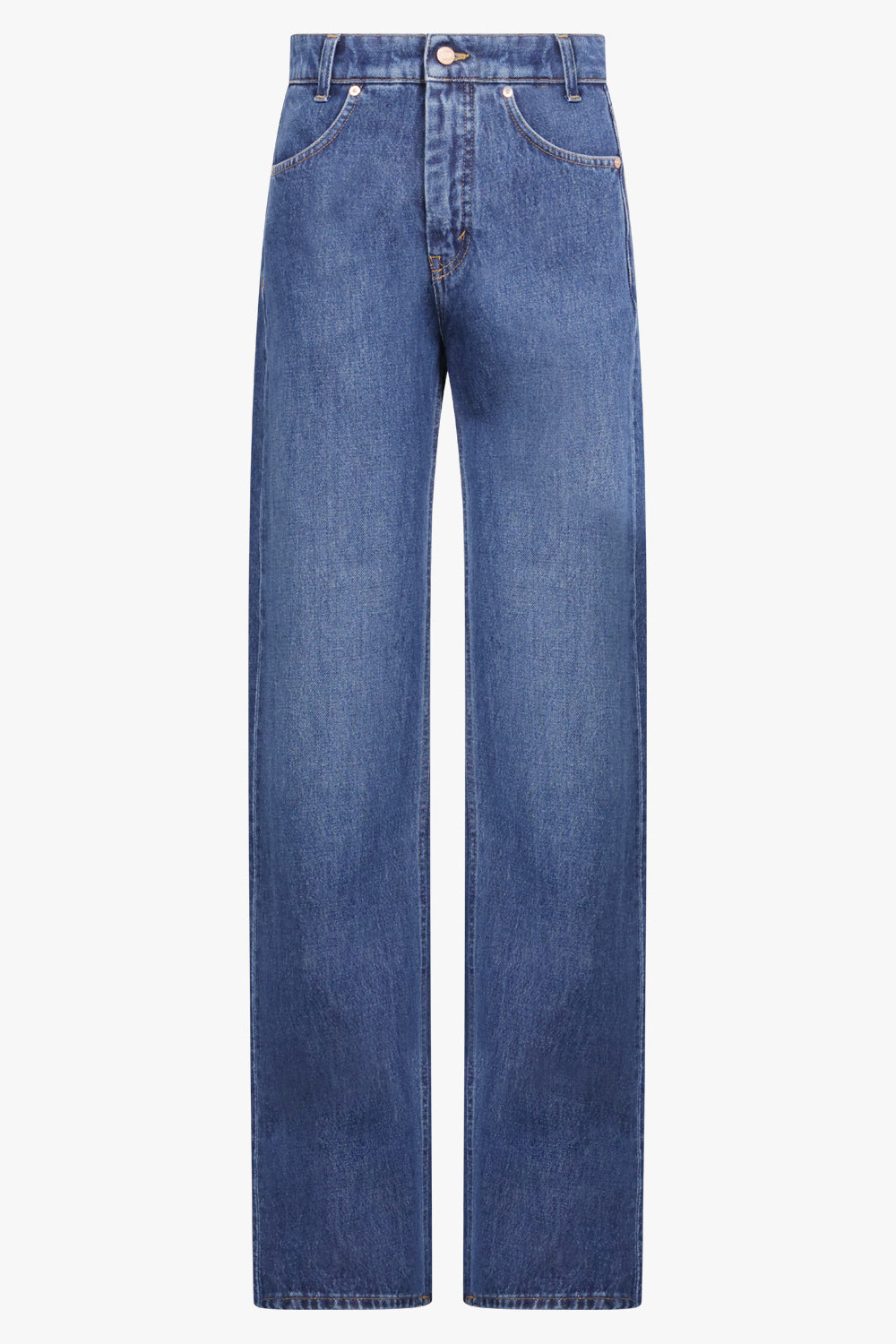 BITE STUDIOS RTW EASE DENIM PANT | MID BLUE