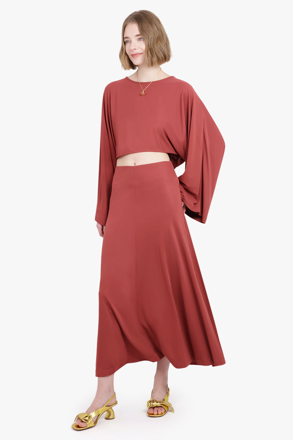 BITE STUDIOS RTW MOVERE DRAPE MAXI SKIRT | TERRA