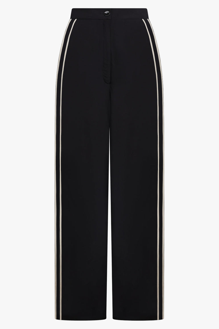 BODICE RTW CLASSIC TROUSERS WITH SIDE BINDING DETAILS | BLACK