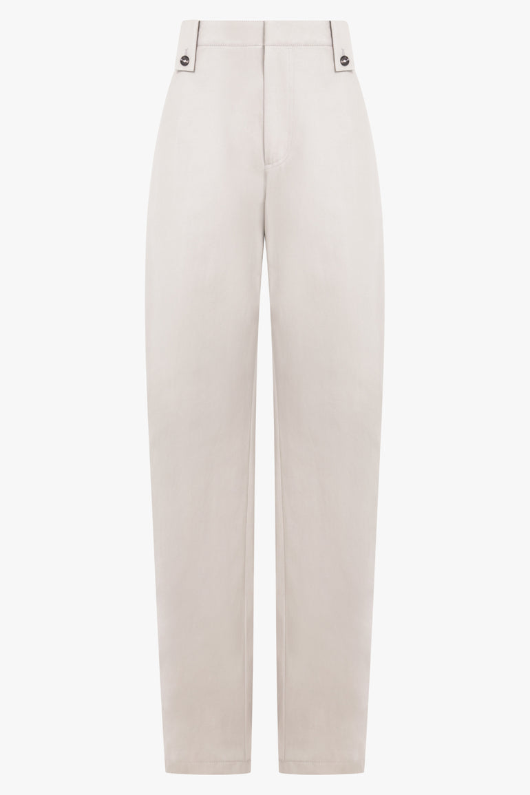 BOTTEGA VENETA RTW Cotton Twill Trouser | Agate Grey