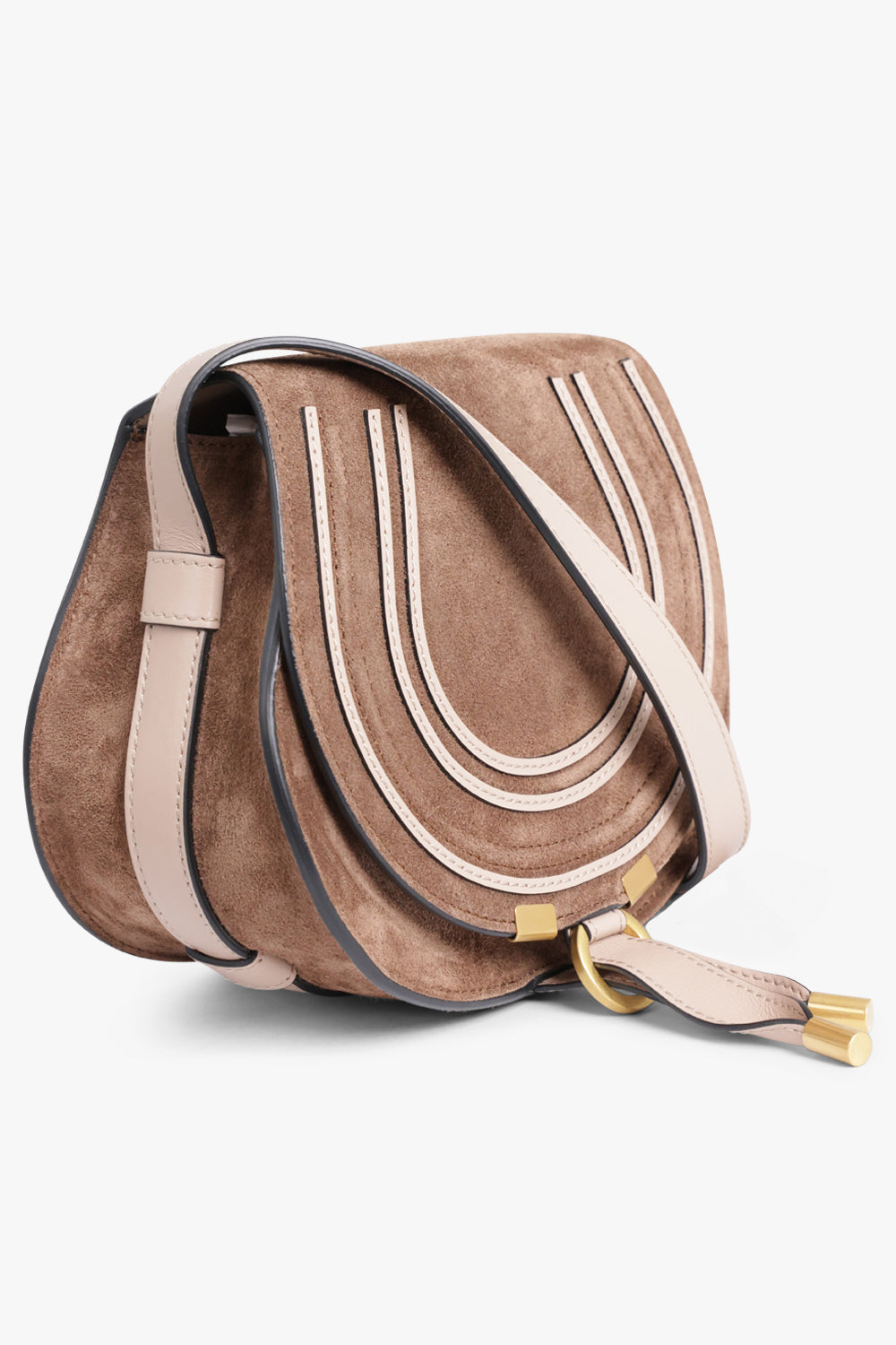CHLOE BAGS BROWN Marcie Small Bag | Pure Brown
