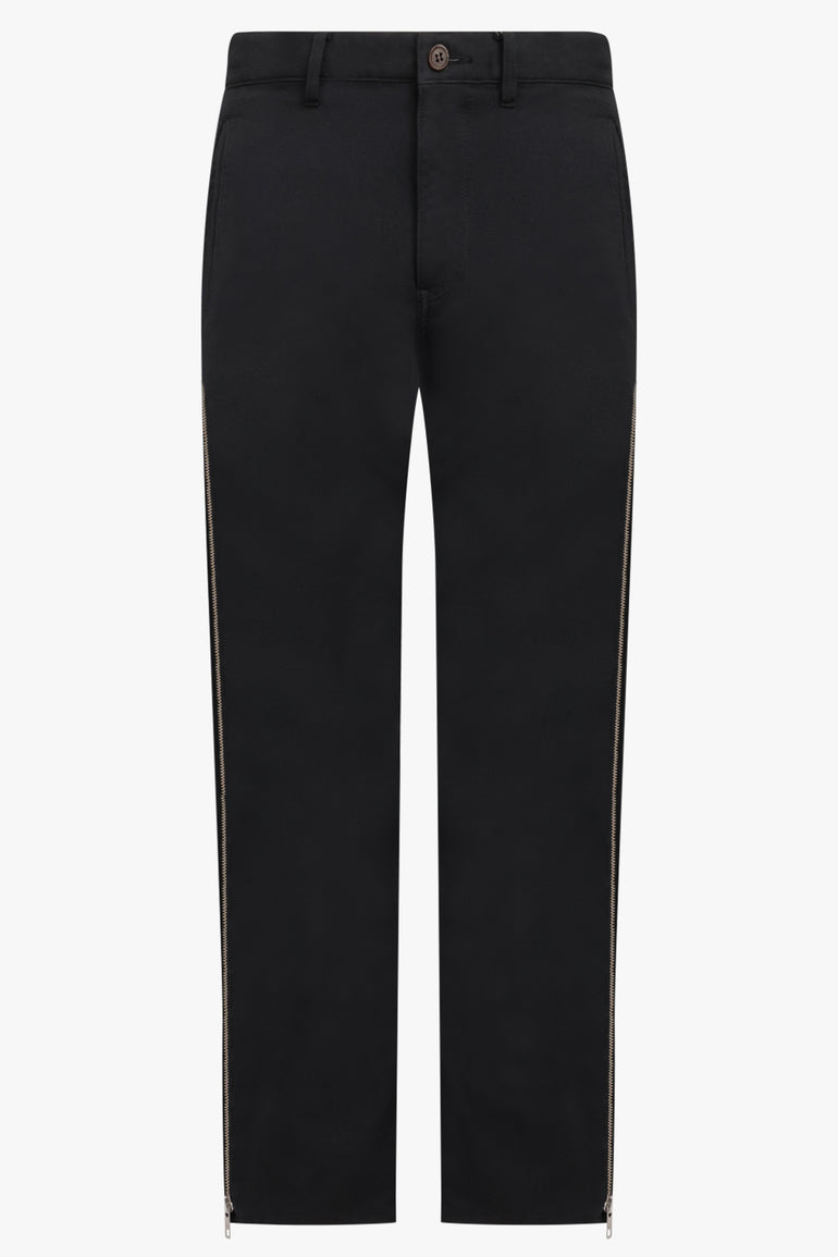 COMME DES GARCONS BLACK RTW Side Stitched Pants | Black