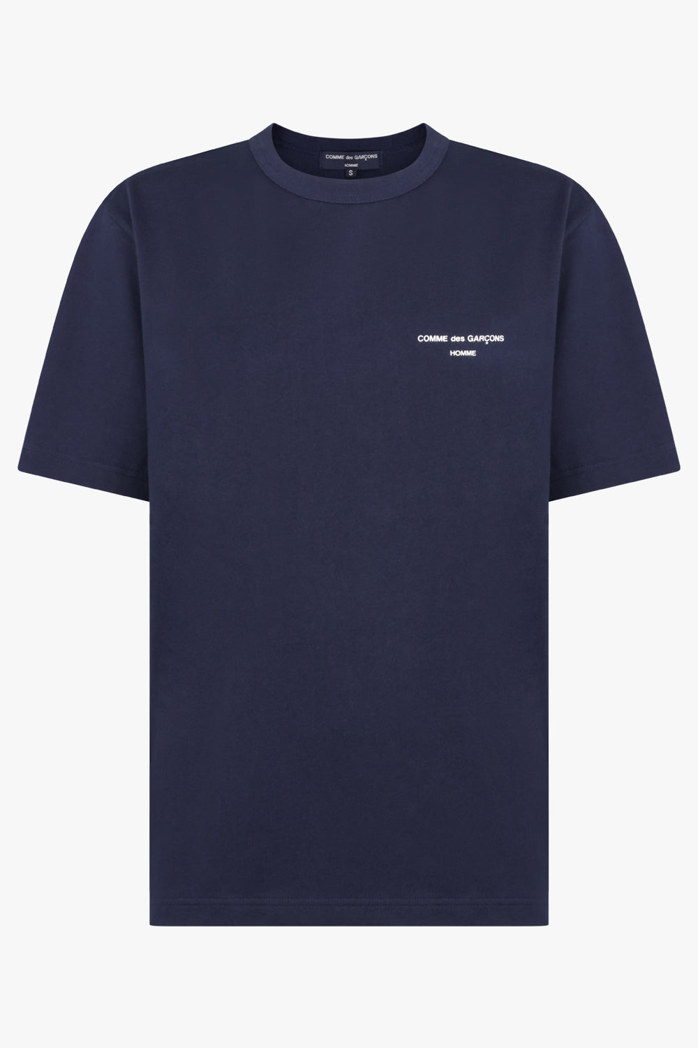 COMME DES GARCONS HOMME RTW Cotton Jersey T-shirt | Navy