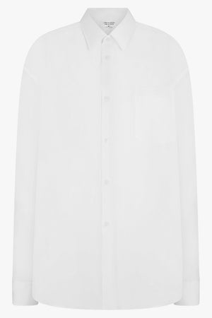 COMME DES GARCONS RTW Long Length L/S Shirt | White