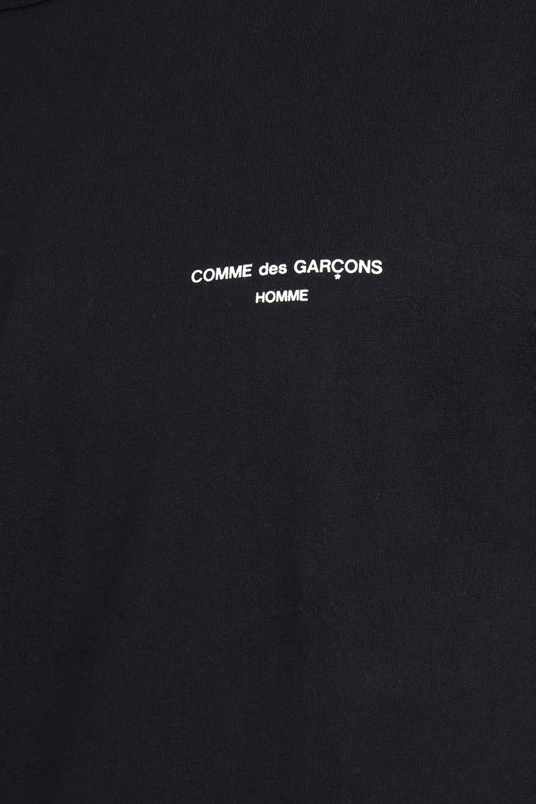 COMME DES GARCONS HOMME RTW Cotton Jersey T-shirt | Black
