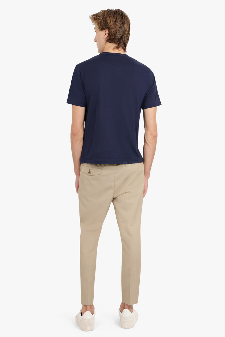 COMME DES GARCONS HOMME RTW Cotton Jersey T-shirt | Navy