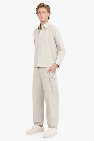 CRAIG GREEN RTW CIRCLE SHIRT | BEIGE