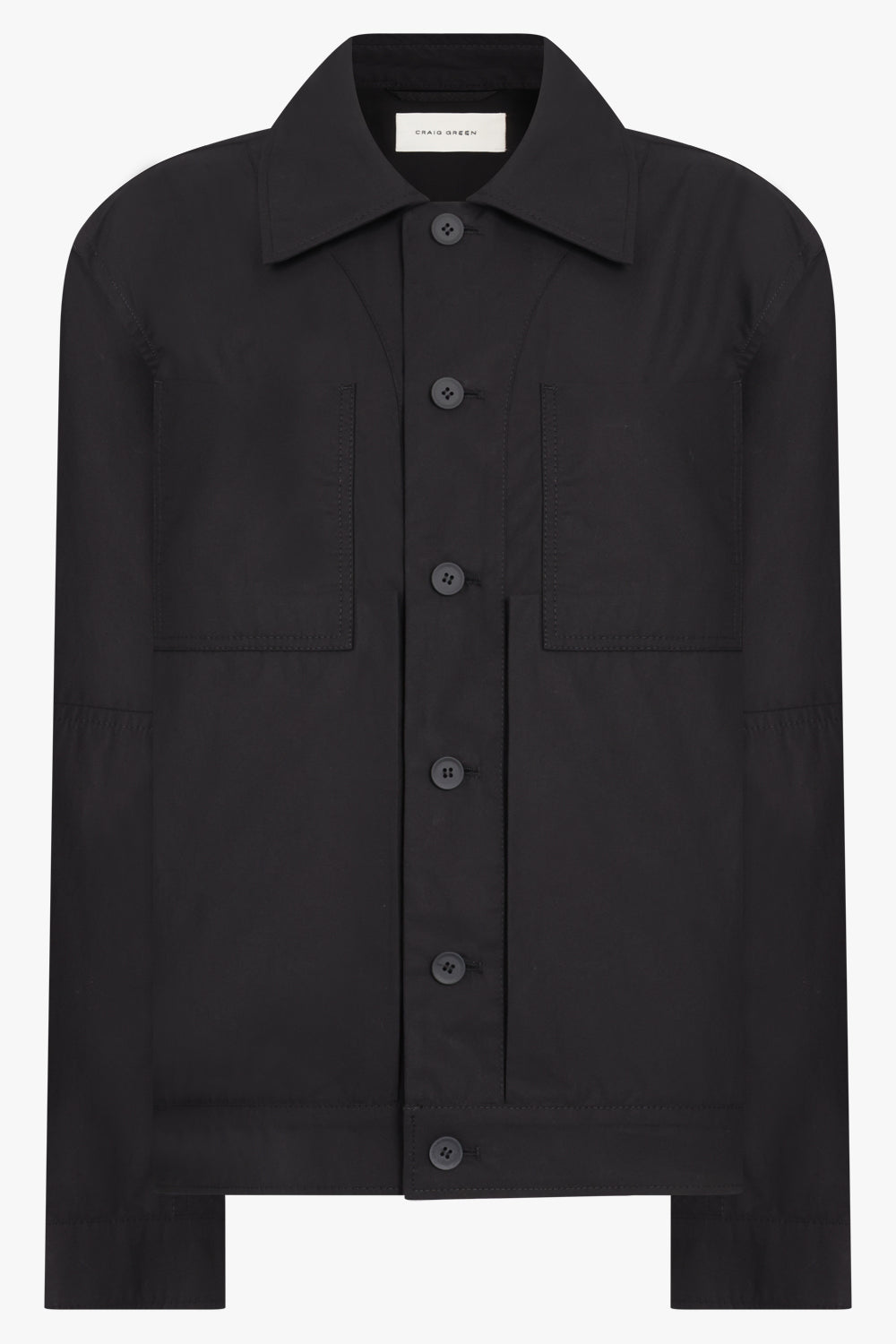CRAIG GREEN JACKETS WORKER JACKET | BLACK