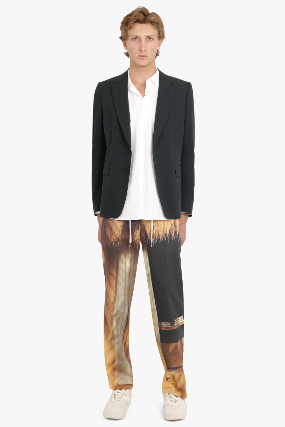 DRIES VAN NOTEN RTW BLAINE BLAZER | BOTTLE GREEN