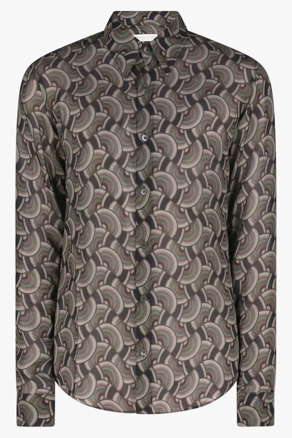 DRIES VAN NOTEN RTW CELDON SHIRT | PETROL