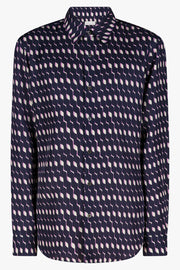 DRIES VAN NOTEN RTW CURLES SHIRT | NAVY