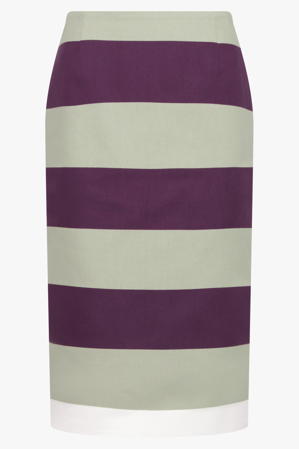 DRIES VAN NOTEN RTW Soft Touch Stripe Skirt | Auber