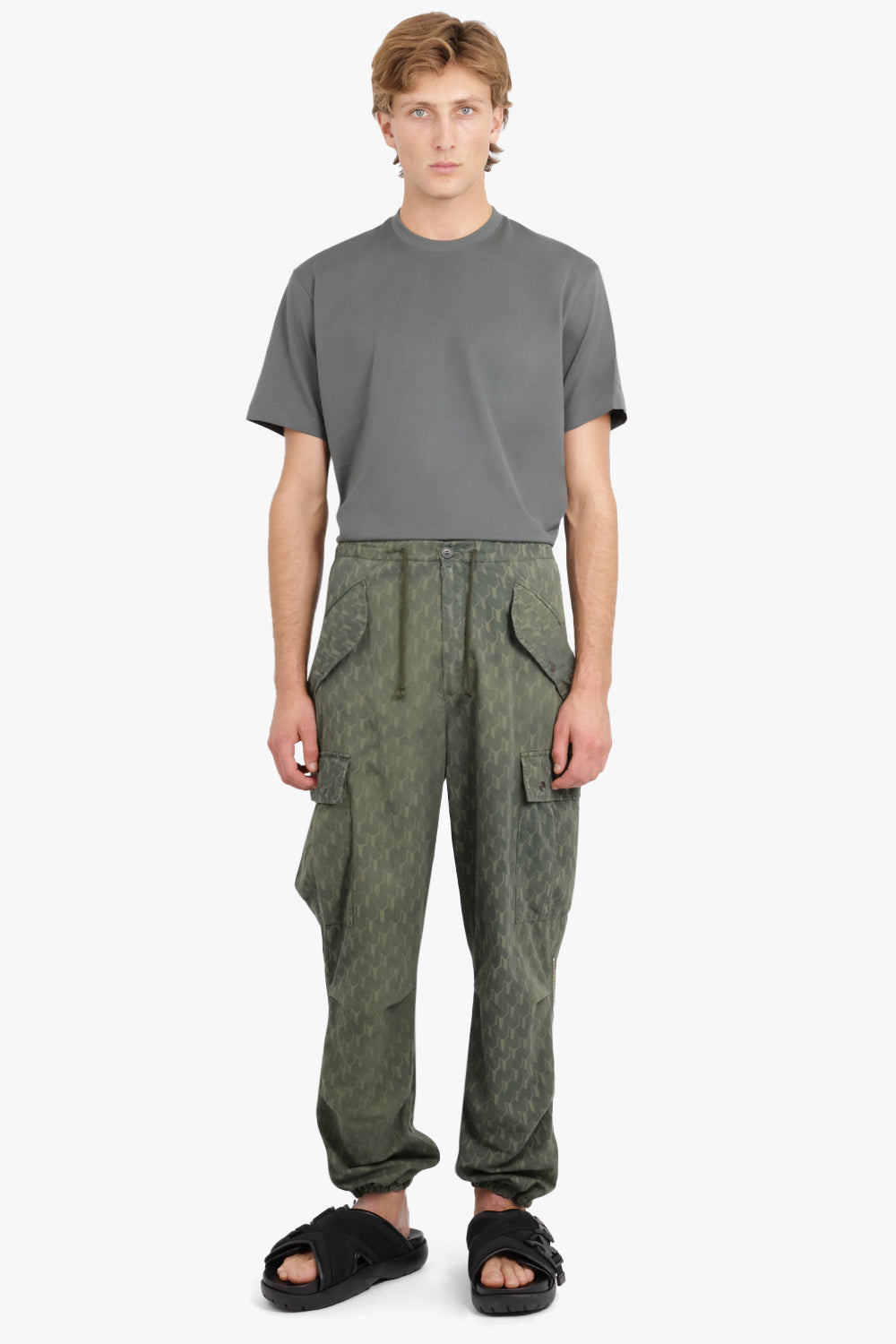 DRIES VAN NOTEN RTW PENTIN PANTS | PETROL