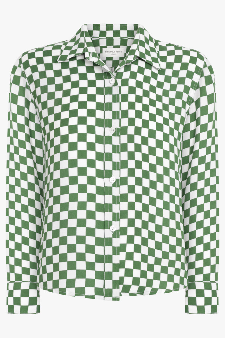 Checkerboard Long Sleeve Shirt | Green Parlour X Checkerboard Long Sleeve Shirt | Green Parlour X