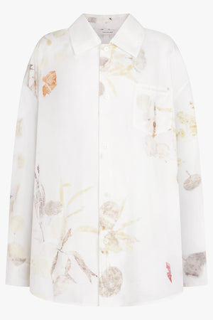FENG CHEN WANG SHIRTS NATURAL PLANT DYE SHIRT | WHITE