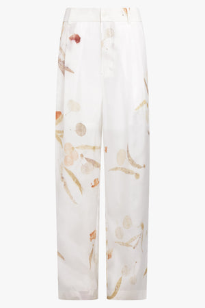 FENG CHEN WANG PANTS NATURAL PLANT DYE TROUSER | WHITE