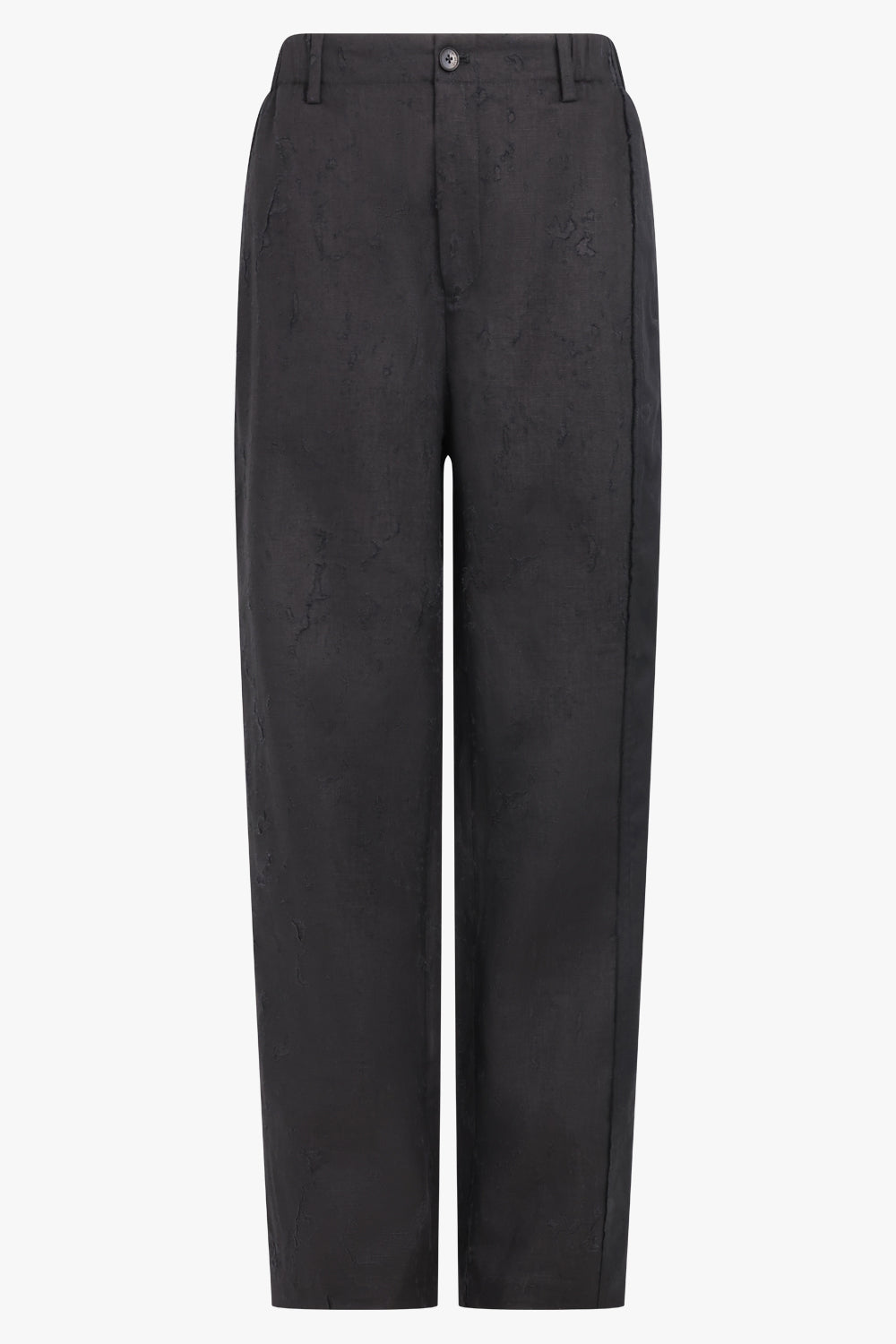 FENG CHEN WANG PANTS RAW EDGE PANEL TROUSER | BLACK