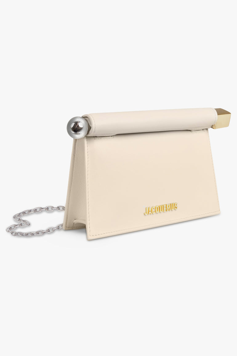 JACQUEMUS BAGS WHITE / LIGHT IVORY / ONE SIZE La Petite Pochette Rond C | Light Ivory