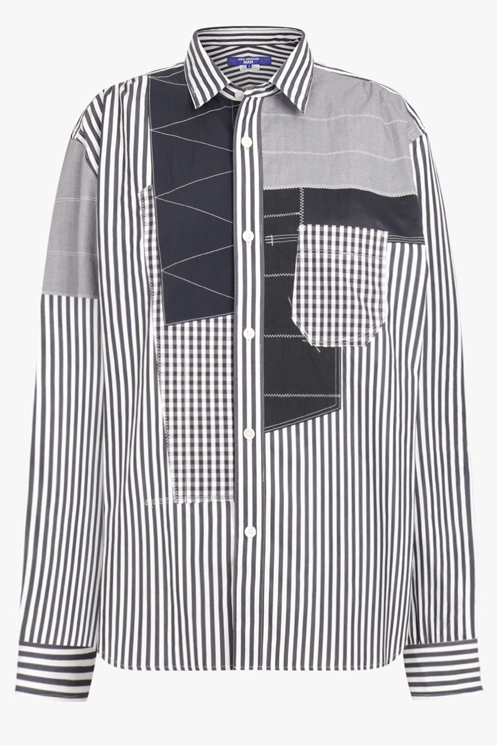 JUNYA WATANABE RTW Cotton Stripe Shirt | White/Black