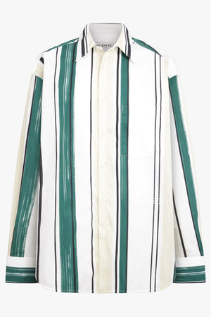 LANVIN RTW PRINTED LOOSE SHIRT | BOTTLE