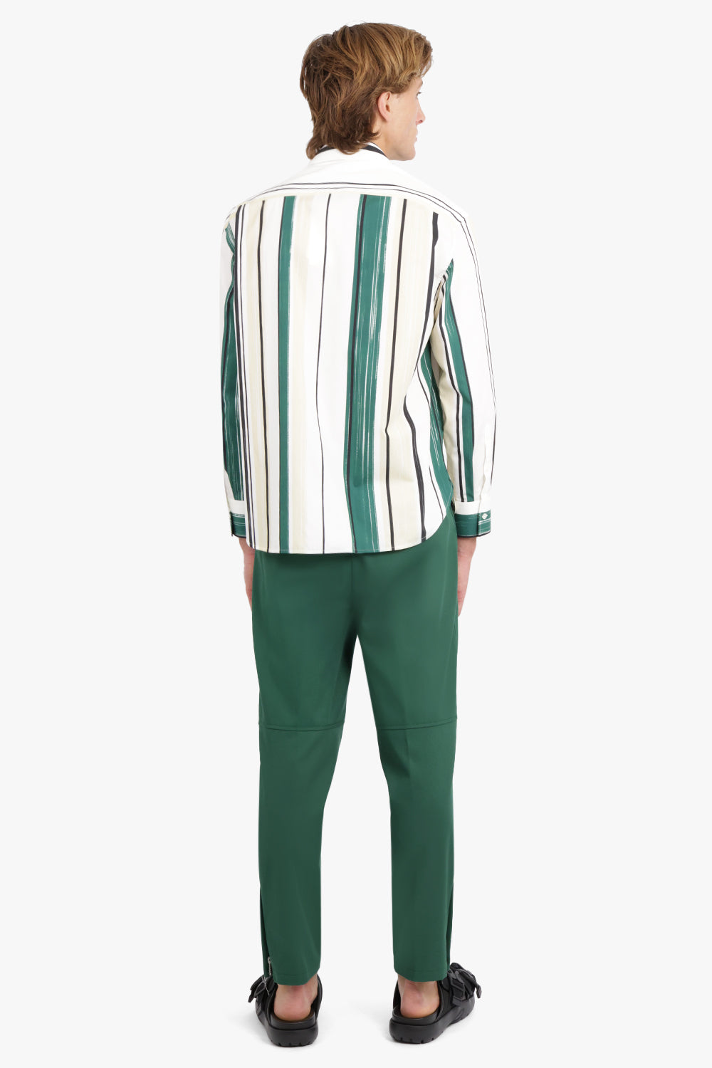 LANVIN RTW BIKER TROUSER | BOTTLE