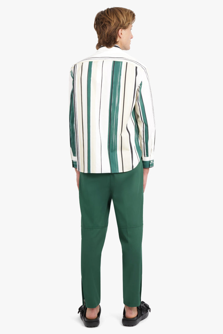 LANVIN RTW BIKER TROUSER | BOTTLE