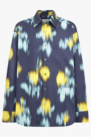 LANVIN RTW PRINTED LOOSE SHIRT | THUNDER