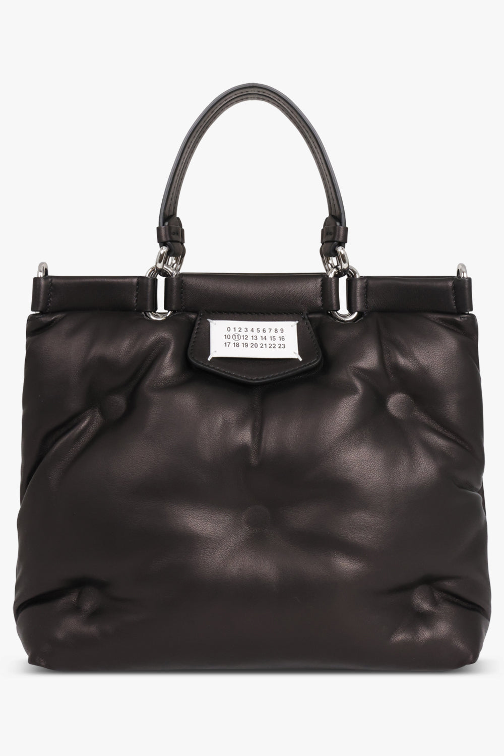 MAISON MARGIELA BAGS BLACK / Black - T8013 / ONE SIZE Glam Slam Small Shopping Bag | Black