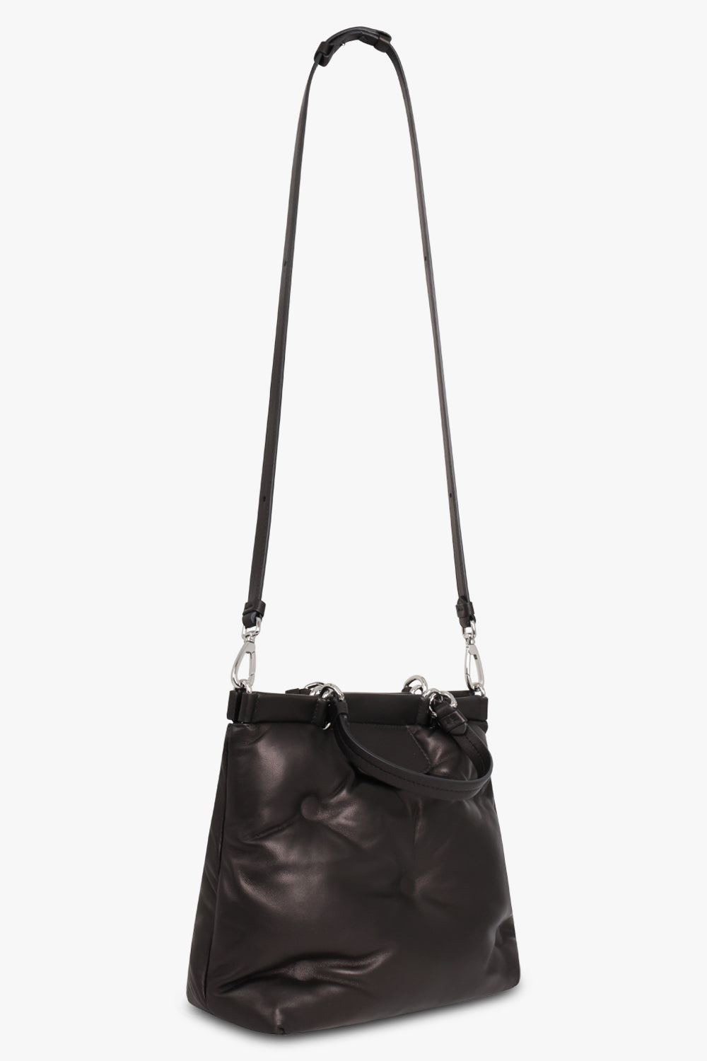 MAISON MARGIELA BAGS BLACK / Black - T8013 / ONE SIZE Glam Slam Small Shopping Bag | Black