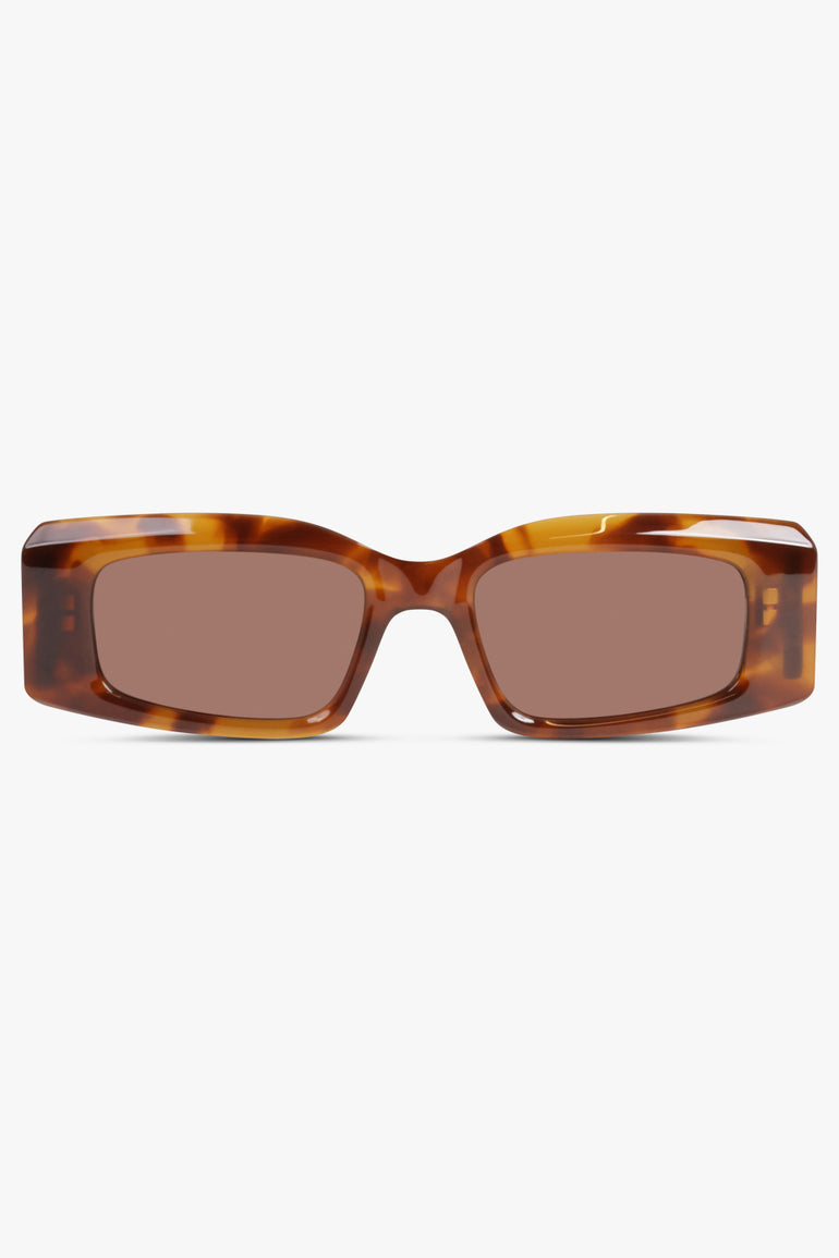 ALAIA ACCESSORIES BROWN / HAVANA/BROWN / ONE SIZE Geometric Sunglasses | Havana/Brown