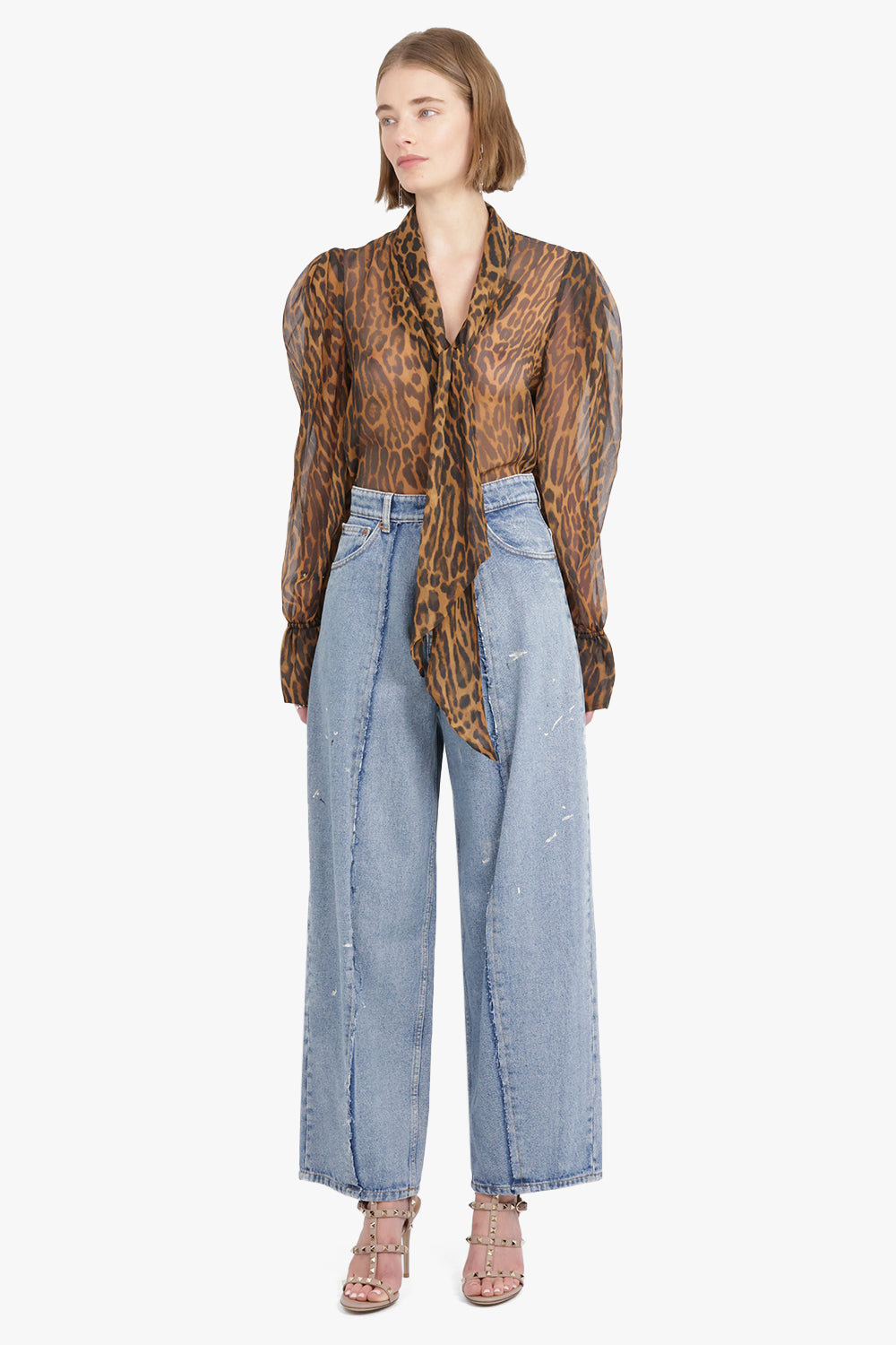 MM6 BY MAISON MARGIELA RTW 5 Pockets Denim Pant | Light Blue
