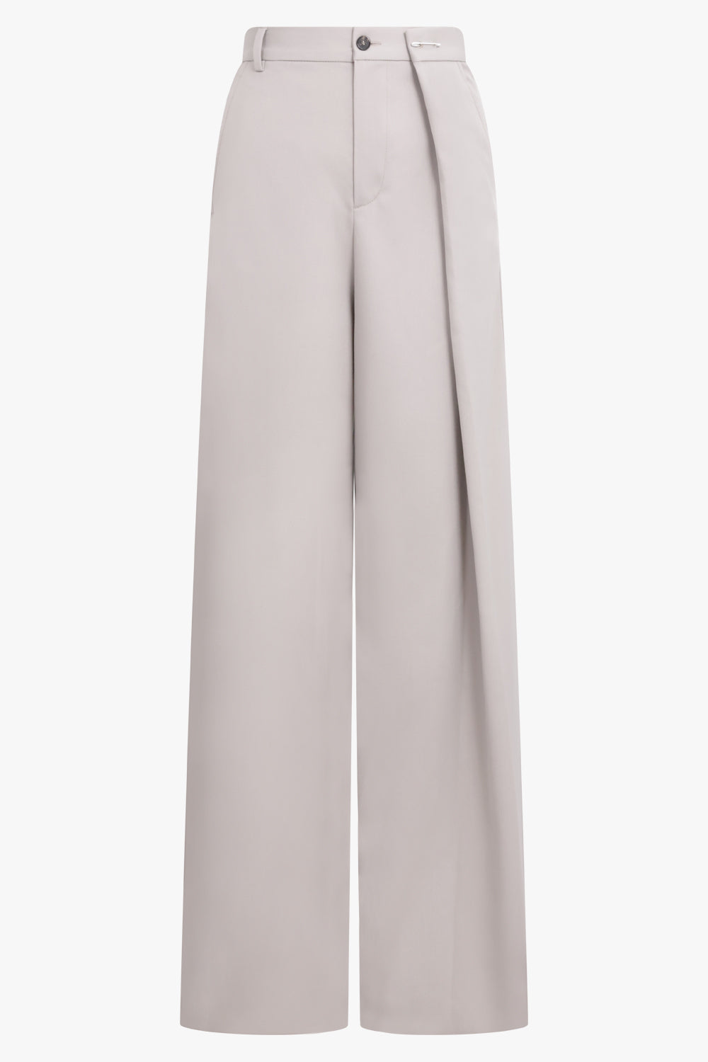 MM6 BY MAISON MARGIELA RTW Poly Wool Pants Full Length| Taupe