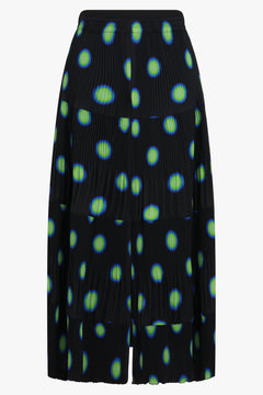 MM6 BY MAISON MARGIELA RTW Printed Plisse Skort | Black