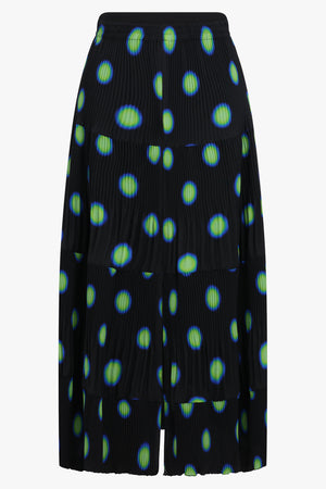 MM6 BY MAISON MARGIELA RTW Printed Plisse Skort | Black