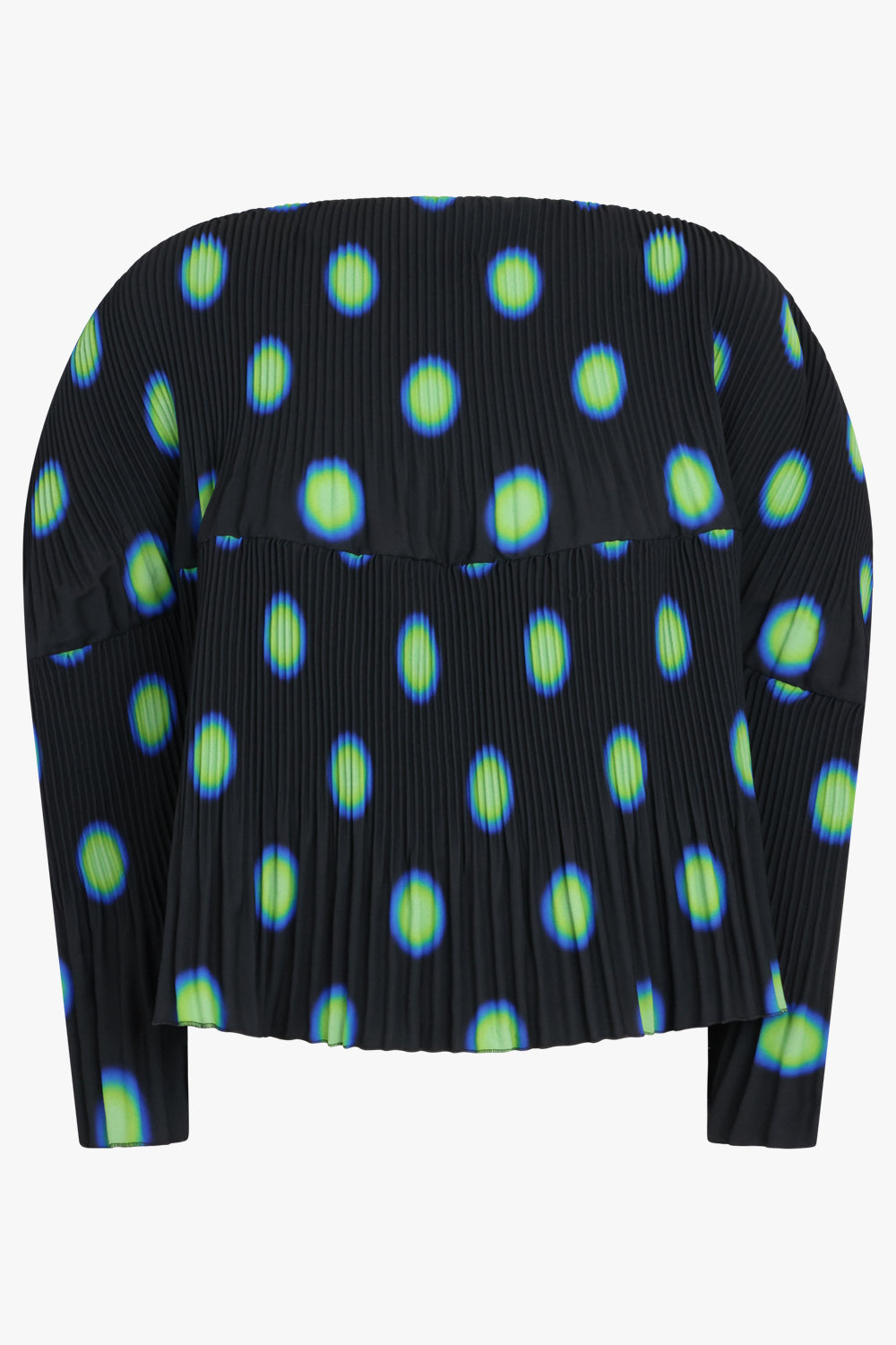 MM6 BY MAISON MARGIELA RTW Printed Plisse Top | Black