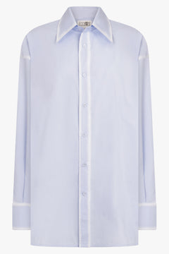 MM6 BY MAISON MARGIELA RTW Poplin Cotton Shirt | Light Blue
