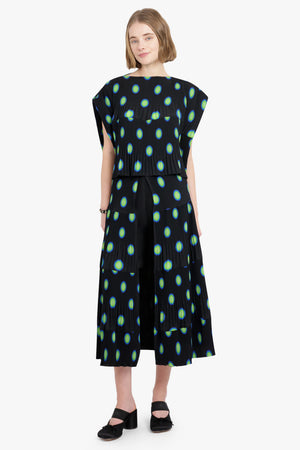 MM6 BY MAISON MARGIELA RTW Printed Plisse Skort | Black