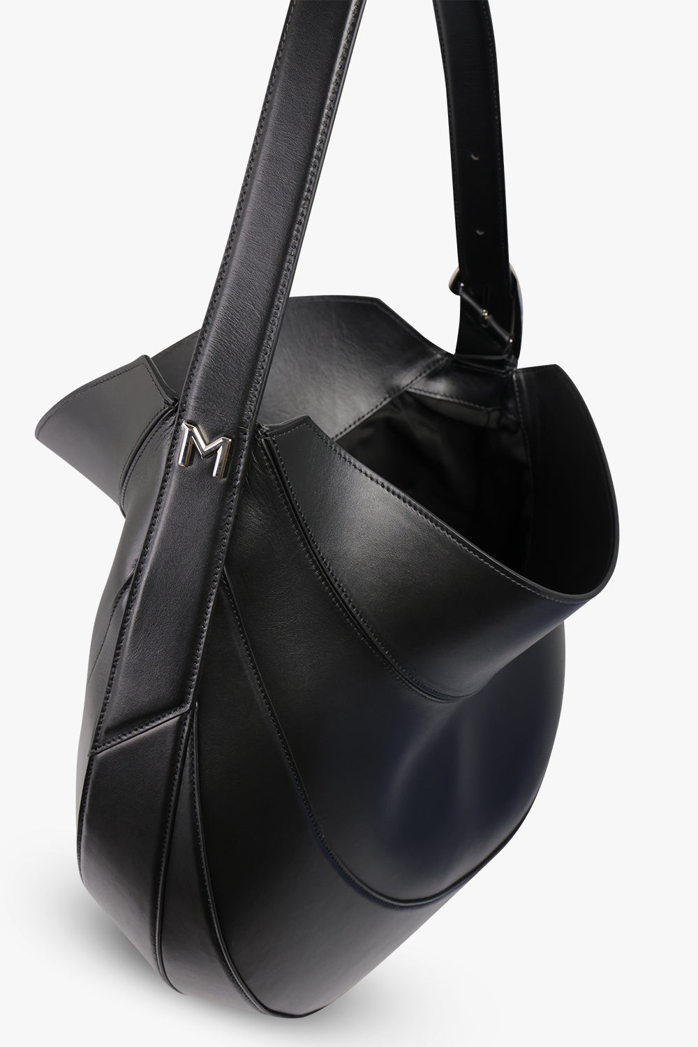 MUGLER BAGS BLACK / BLACK / ONE SIZE Curve 02 L Leat | Black