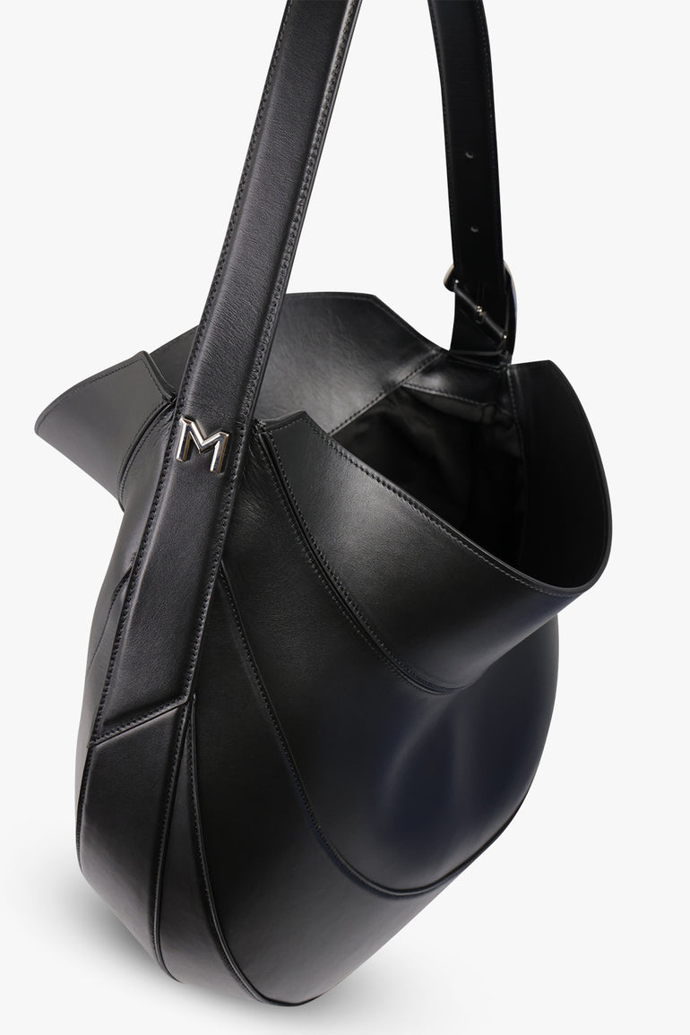 MUGLER BAGS BLACK / BLACK / ONE SIZE Curve 02 L Leat | Black