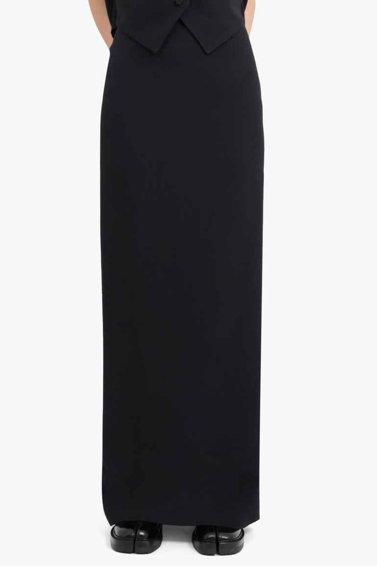 NINA RICCI RTW Long Cady Pencil Skirt | Black