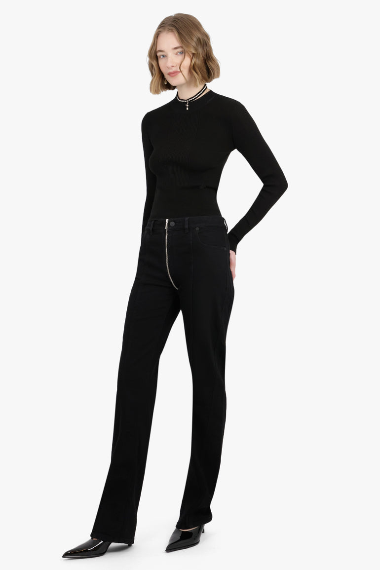 PATOU RTW Rib Iconic Sweater | Black