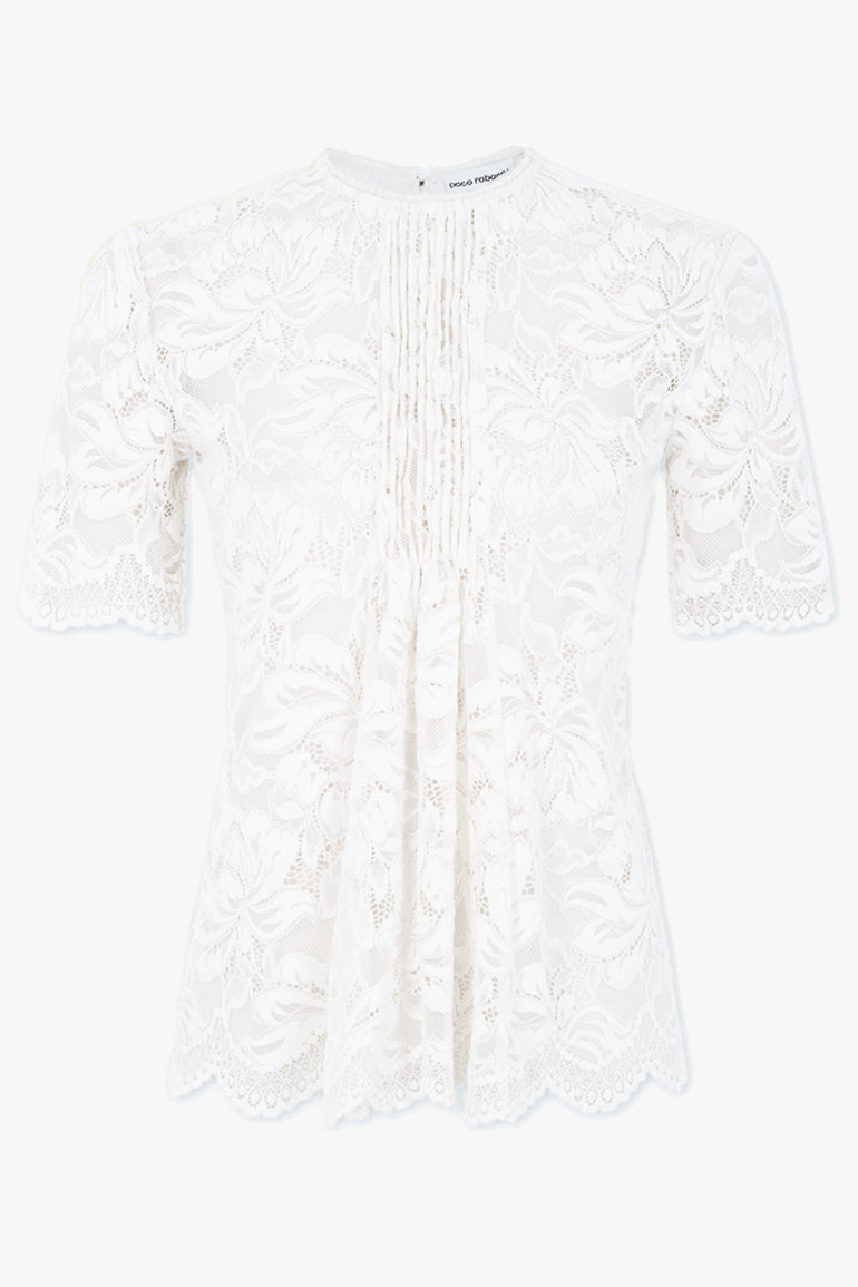 RABANNE RTW Haut Top Short Sleeves | Ivory