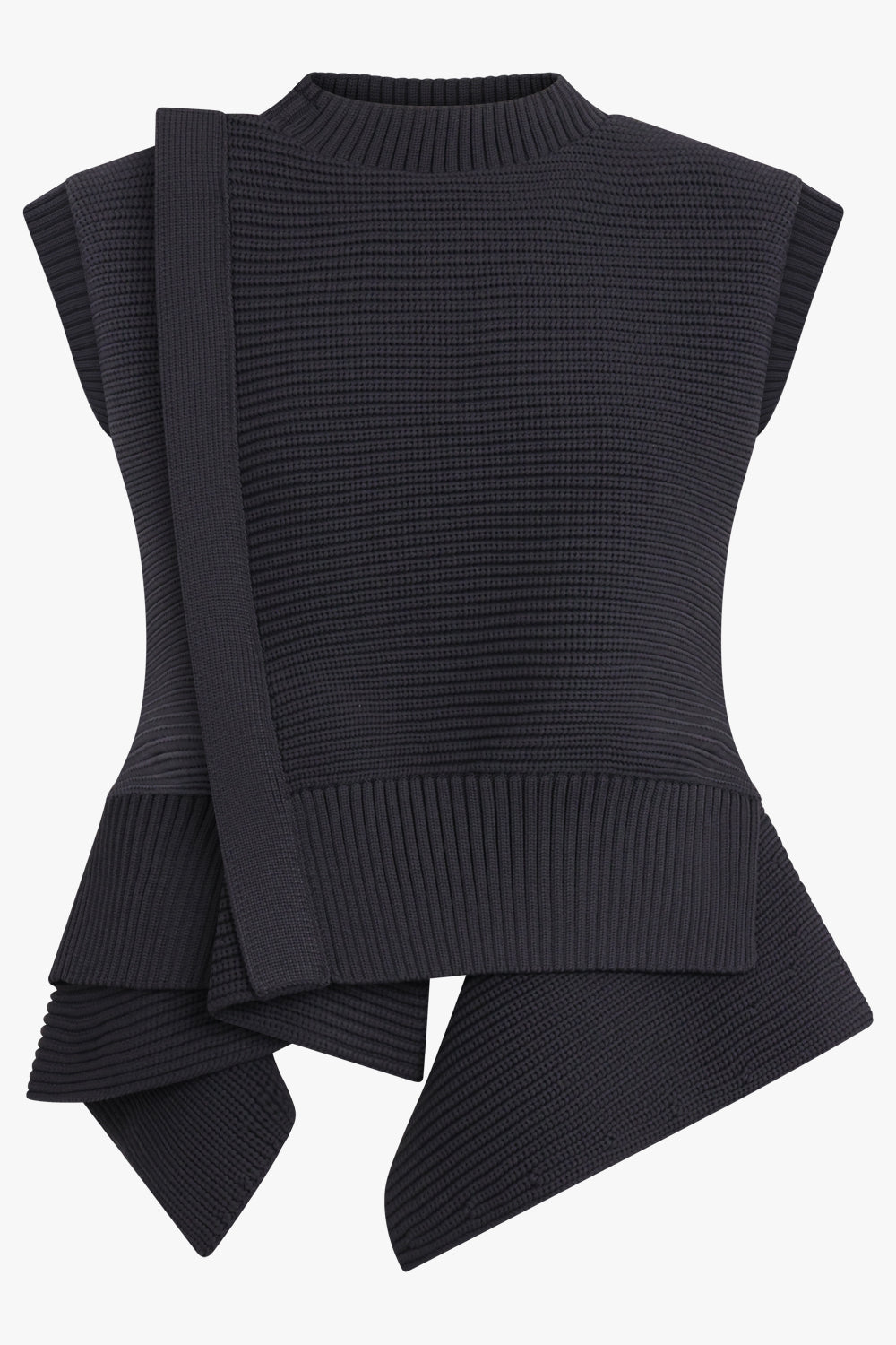 SACAI RTW Knit Pullover | Black