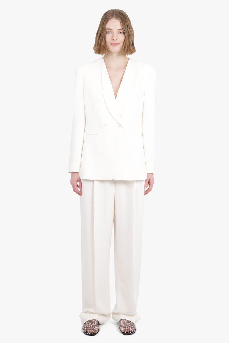 THE ROW RTW Alda Single Breasted Jacket | White