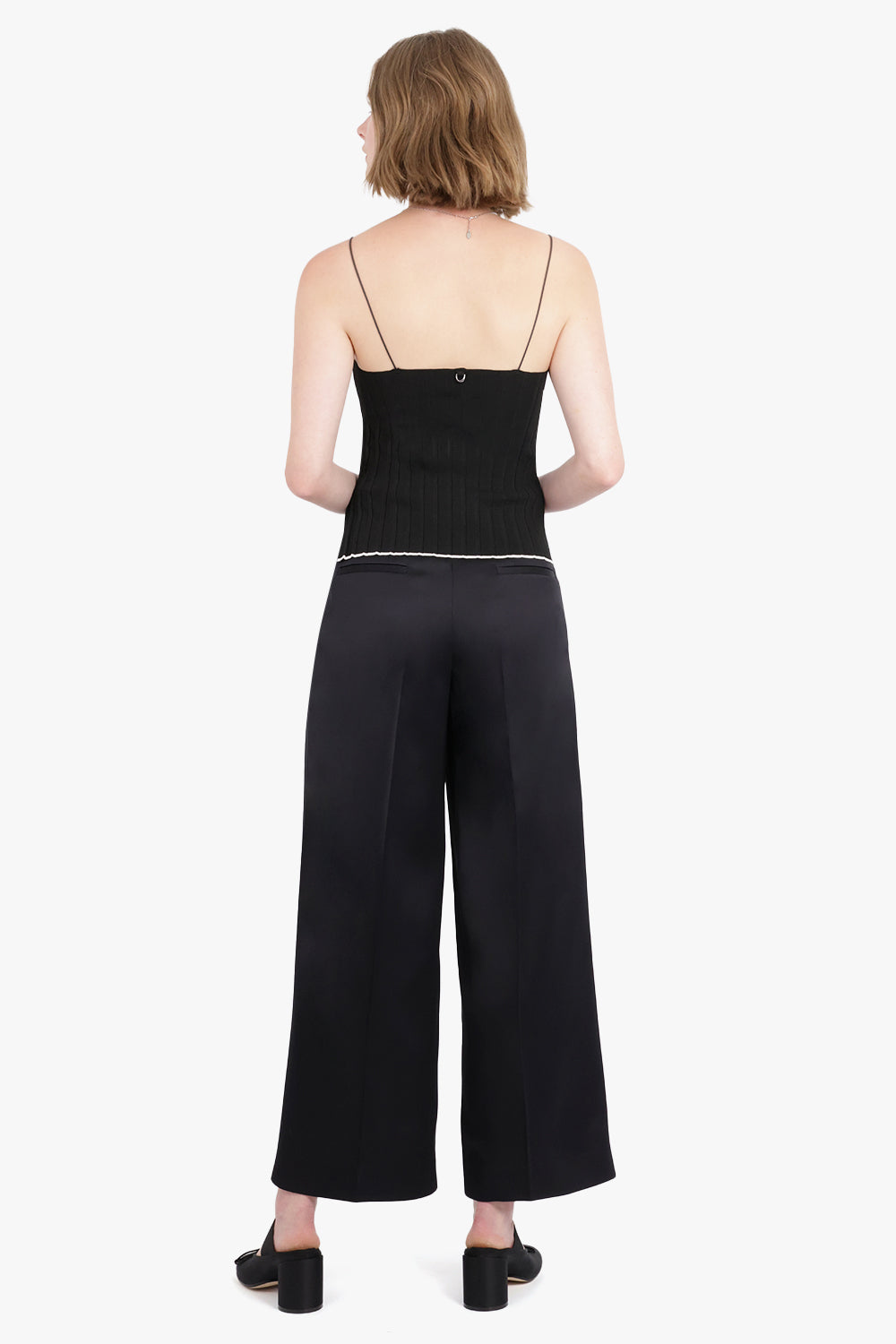 JACQUEMUS RTW Le Haut Maille Plisse | Black