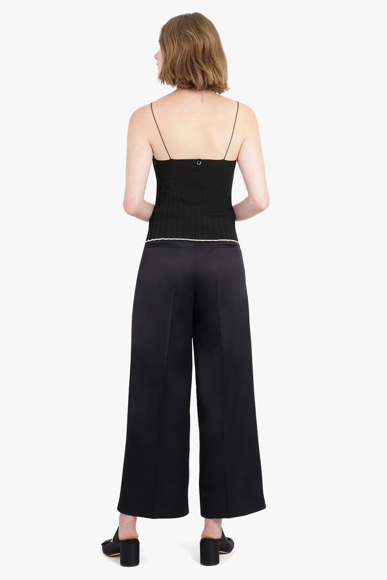 JACQUEMUS RTW Le Haut Maille Plisse | Black