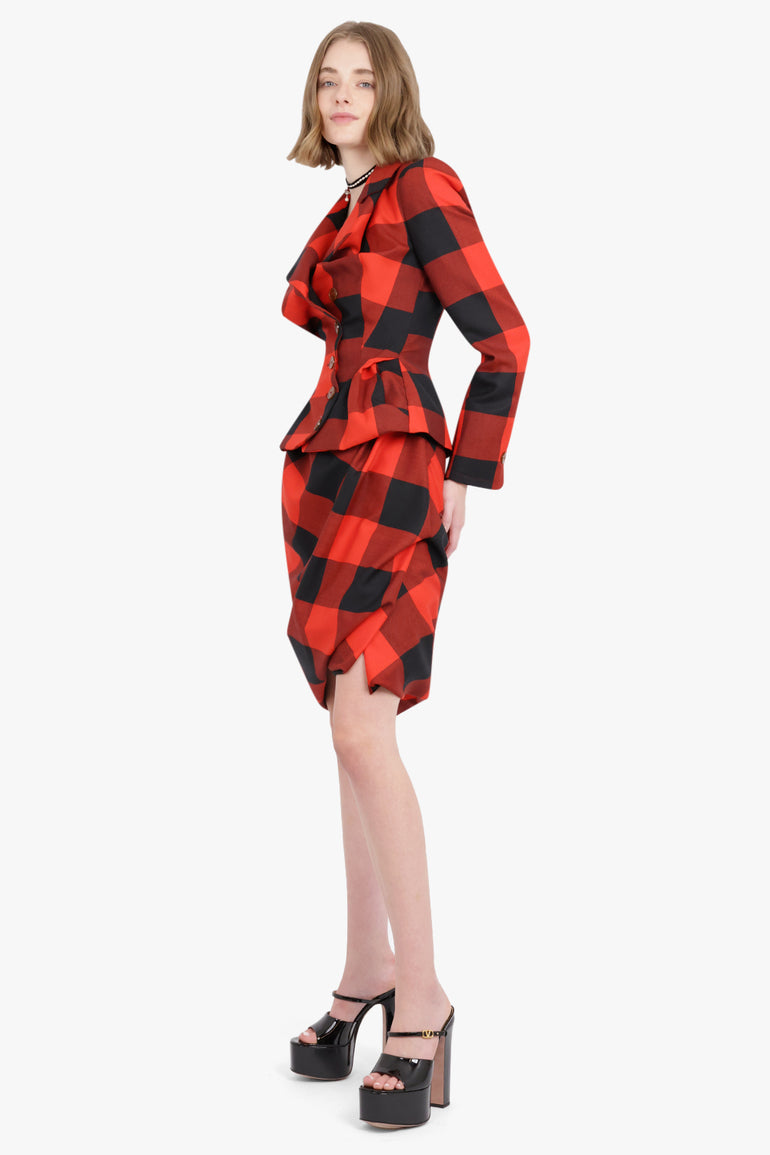 VIVIENNE WESTWOOD RTW Drunken Drape Skirt | Summer Check