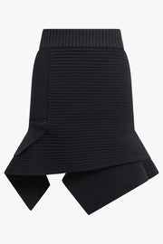 SACAI RTW Knit Skirt | Black