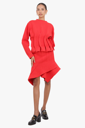 SACAI RTW Knit Pullover | Red